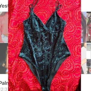 New unworn teal bodysuit size SMALL